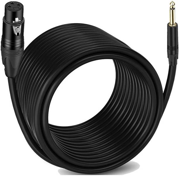 IMAGINEA Microphone Cable XLR to Jack Mic Lead Cable 3.5 mm Male to XLR Female Straight XLR Patch Cable