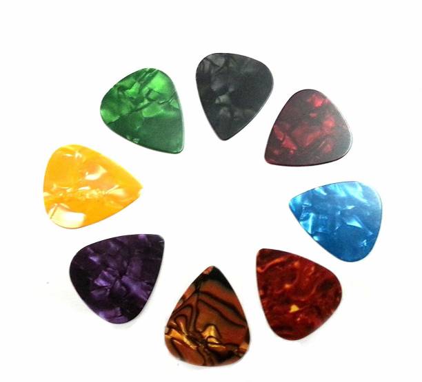 BLUEBERRY B-AGP-20 Pack of 8 Celluloid ( 0.46,0.50,0.73,0.81,0.96,01,1.2,1.5MM) Guitar Pick