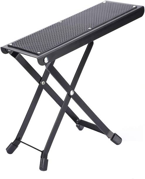 intern 4-Position Height Adjustable Guitar Foot Rest Self Closing Stand