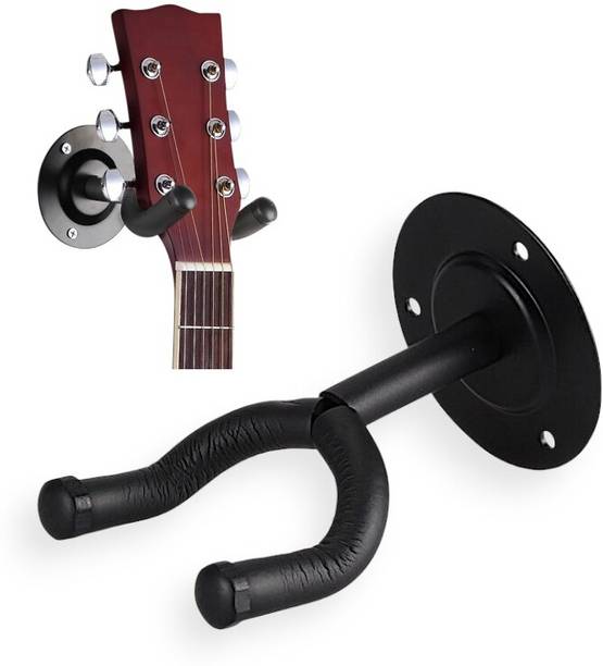 Arctic Guitar Wall Mount Hanger with Soft Padded Hooks Wall Hanger