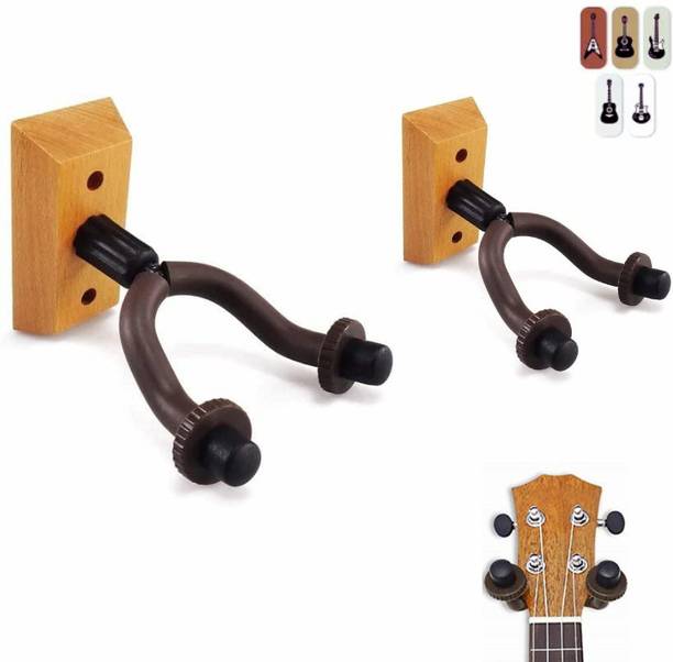 BLUEBERRY R-503 Pack Of 2 Wall Guitar Hook For Acoustic Electric Ukulele Bass Mandolin | Wall Hanger