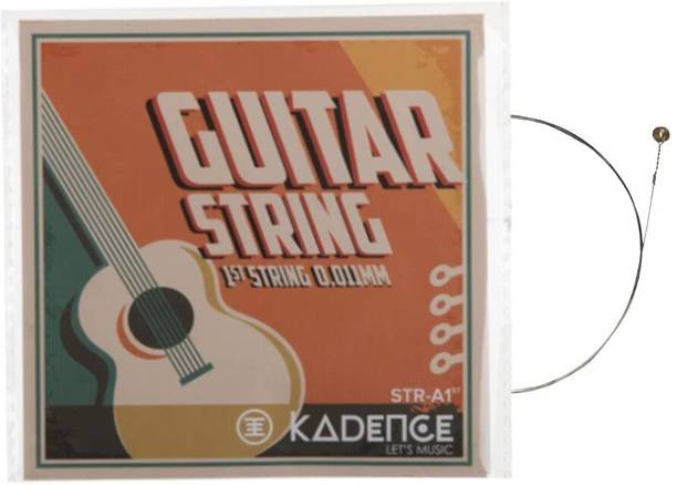 KADENCE Classic Acoustic Guitar Single 1st E String STRA-1ST Pack of 3 Guitar String