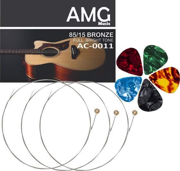 Urban Infotech Acoustic Acoustic Guitar B-String Stainless Steel Offers a Bright and Well-Balanced Tone Guitar String