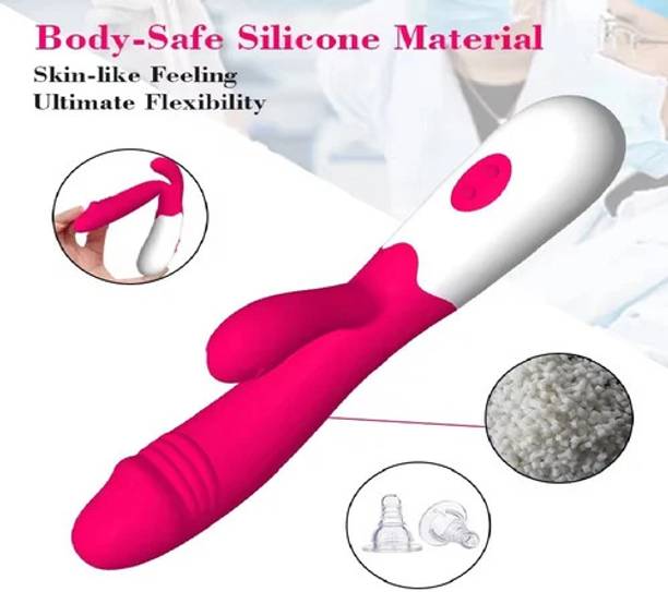 PERLENTE Rebbit design vibrator with 30 vibration mode & speed