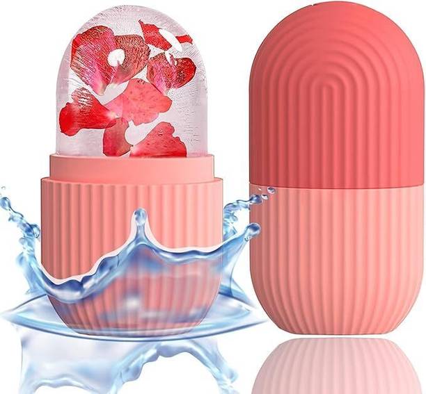 RYUK Ice Roller For Face Massage, easy to use (pink)color