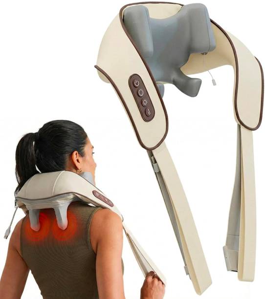 jmg store Rechargeable Neck & Shoulder Massager with Heat Therapy