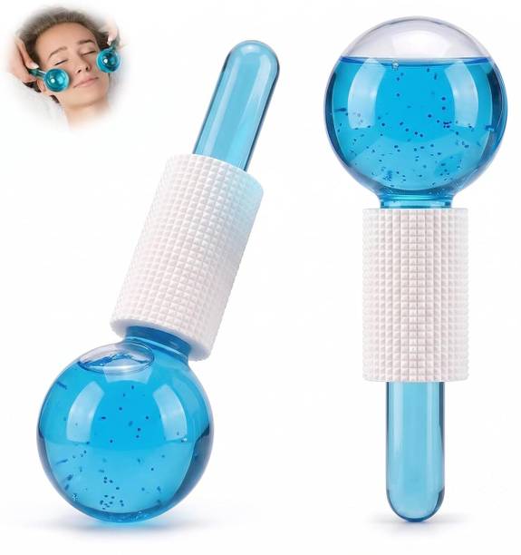 Hiopa Facial Ice Globe Roller for Face & Eyes Cooling Massage Anti Puffiness Care