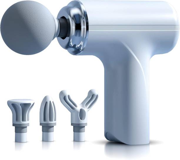 RuHaNest Portable Mini Massage Gun with 4 Heads - Deep Tissue Relief & Muscle Recovery