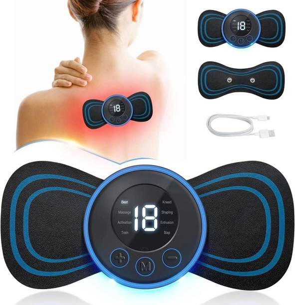 Dinfex Mini Electric Body Massager for Pain Relief, Muscle Relax & Stress Relief