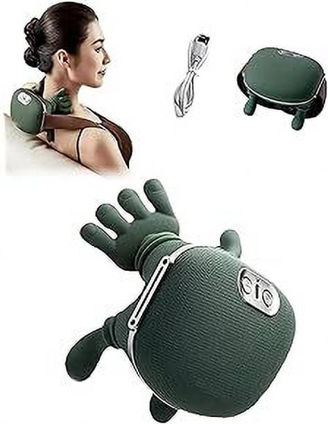 KRITAM Massage Master Neck, Shoulder & Lower Abdominal Massager for Pain Relief
