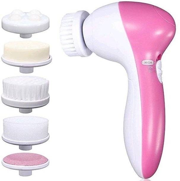 AKMOR Beauty Care Brush 5 In 1 Portable Electric Facial Cleaner Multifunction Massager