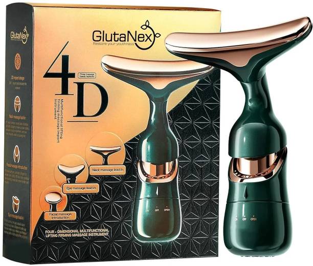 EASYCART 3 in 1 Electric Face Massager for Glowing Skin & Anti-Aging (Green)