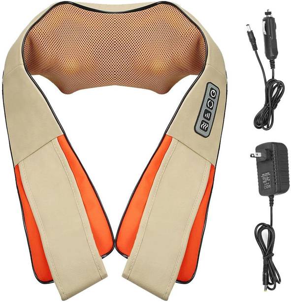 Trendy Look Heat Electric Deep Tissue 3D Kneading Massage Pillow,Neck and Back Massager