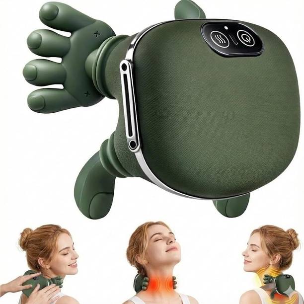 Hespa Heated 4D Shiatsu Massager for Neck & Back | Wireless Pain Relief