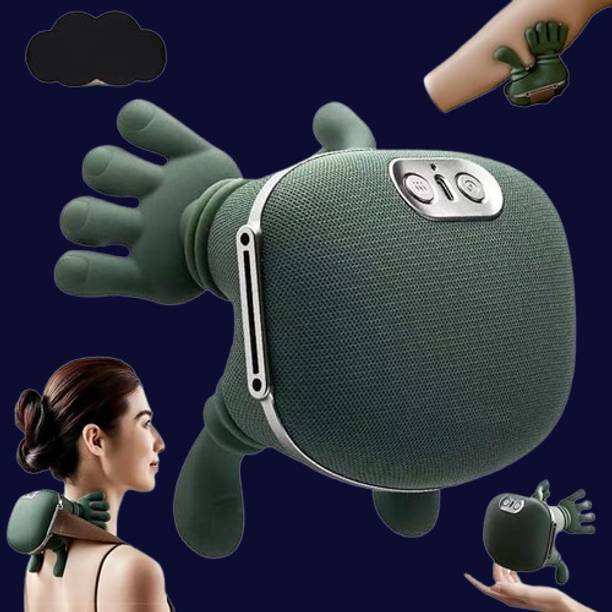 BLOCKRACE Heat Massage Therapy Device , Wireless Portable Shiatsu Neck and Back Massager