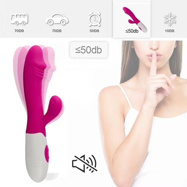 AGLEY Two side vibrator, Massager For Women 30 Vibration Modes,USB Rechargeable