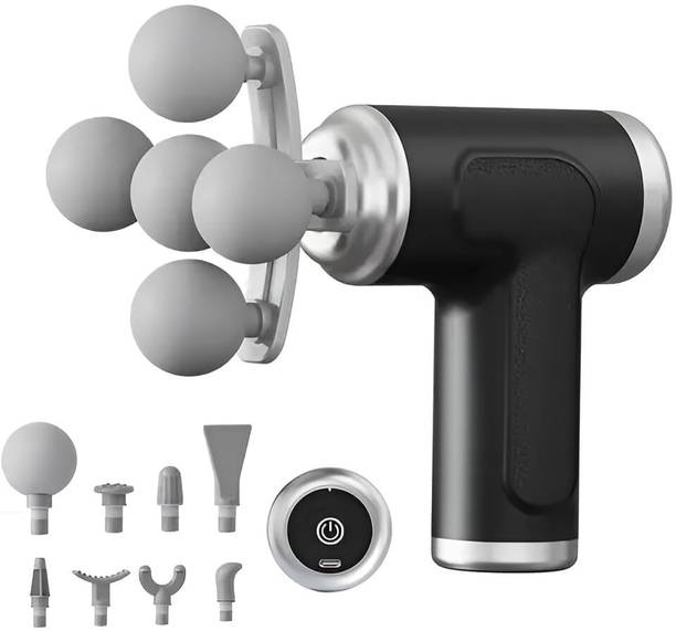 Zovilstore Advanced 5-Head Electric Massage Gun with Multiple Attachments – Rechargeable Deep Tissue Pain Relief Massager for Neck, Back, Legs & Full Body Pain Relief Massager