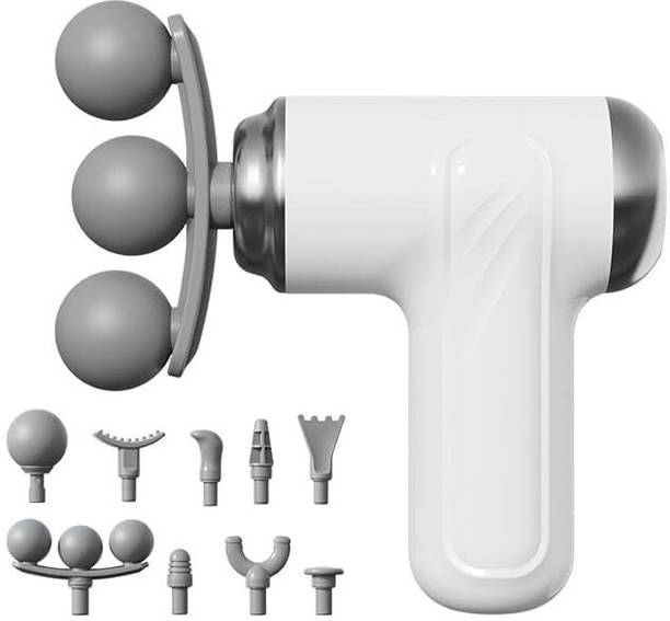 Maraxis 6 Speed Wireless Mini Massage Gun 3-head Deep Tissue Percussion Relieve Fatigue