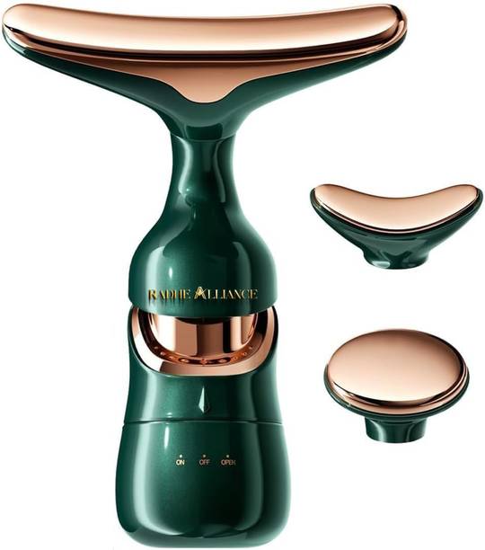 RADHE ALLIANCE Multifunctional Facial Massager, 3-in-1 Beauty Massager for Face-Eye and Neck