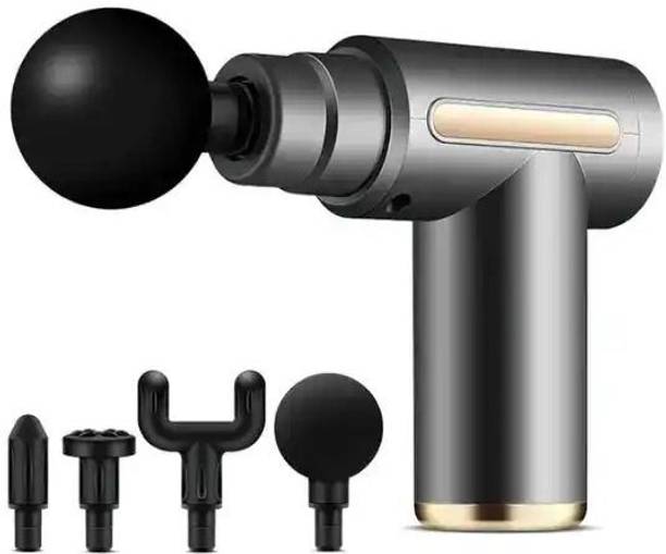 SOBO Mini Gun Massager For Deep Tissue Muscle Pain Relief 4 Head Massage Gun
