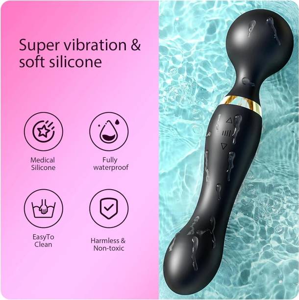 enrics Strong Vibrating Dual Head Vibrator Massager-A