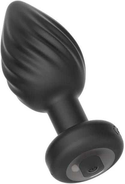 REENTA Maroon Silicone Plug Massager Vibrator for(Men & Women)