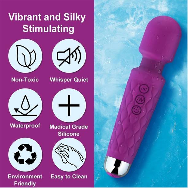 Alakhexportn Personal Body Massager Rechargeable for men & women N10 Multicolor