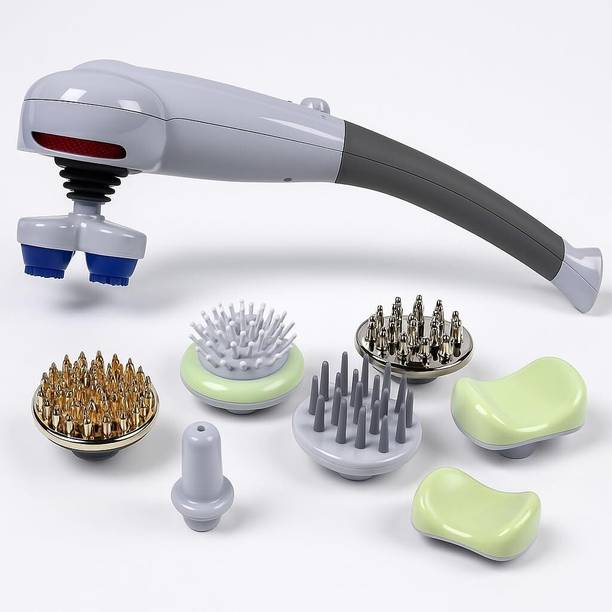 classitovilla Magic Complete Body Massager with 7 attachments For Pain Relief Back, Neck, Foot