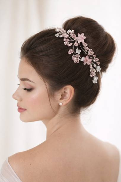 Lunox Pink Blossom Wedding Hair Accessory Hair Accessory Set