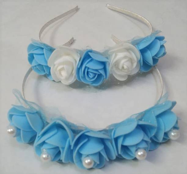 Ruhci Flower Rose Flower Headband Crown Hairband Floral Wreath Garland Head Band