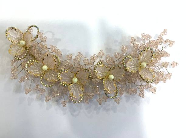 beauty spot jewellery Gold Floral Bridal Hair pin Hair Accessory Set