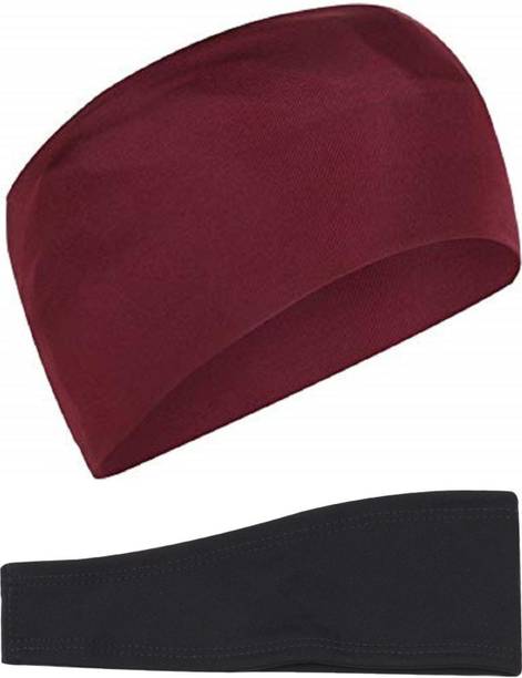 Bismaadh Men & Women Solid for Sports, Cycling, Walking, Exercise, Biking etc Head Band