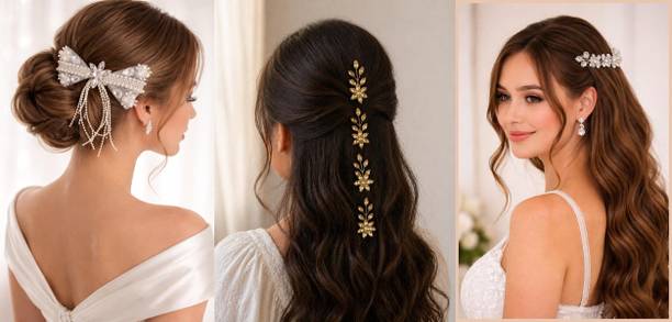 Ikhodal Beautiful Elegant Hair Accessories for Women Girls Hair Accessory Set