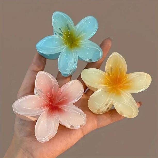 SARA Flower hair claw clip hair clature pack of 3 pcs Hair Clip