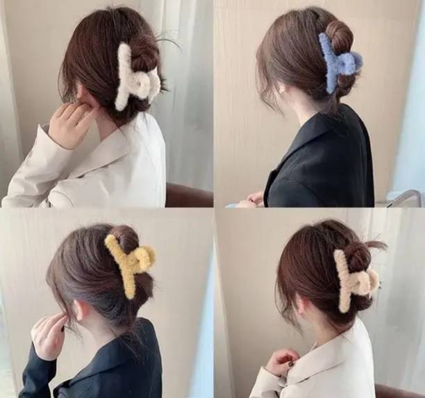 sksaqlaini women & girls hair cluther furr cluther Hair Clip