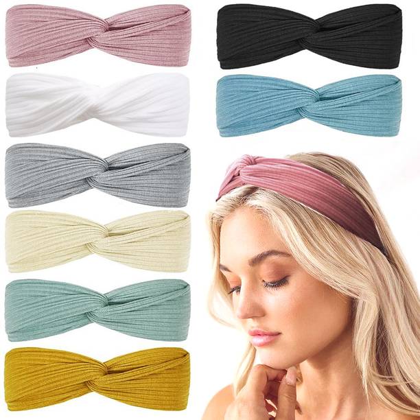 HANNEA Headband for Women Girls, Stretchy Hair Bands Headware Hair Band
