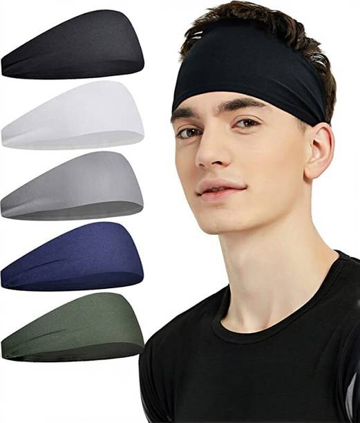 plutoprom Unisex Headbands for Men Women, Sweat Wicking Headbands for Sports Head Band