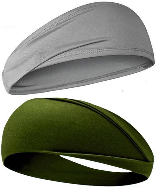 Bismaadh Men & Women Solid for Sports, Cycling, Walking, Exercise, Biking etc Head Band