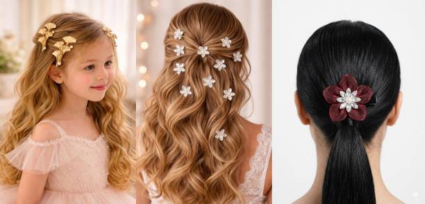 Ikhodal Beautiful Elegant Hair Accessories for Women Girls Hair Accessory Set