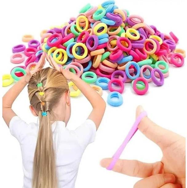 KANSHIVAA Rubber Band, Hair Rubber Band for Kids, Rubber Band (Pack of 100) Rubber Band Rubber Band
