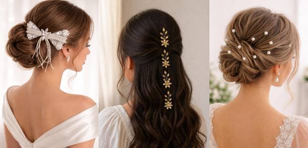 Ikhodal Beautiful Elegant Hair Accessories for Women Girls Hair Accessory Set