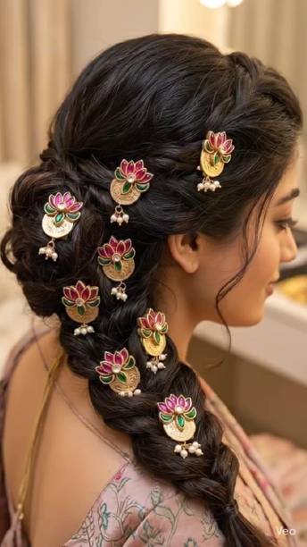 Vani fashion creations Lotus hair pin Hair Pin