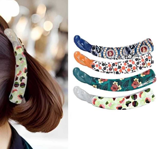 Misa Banana Hair Clip for Women Hair Catch Banana Clips for Women (Pack 12) Hair Clip