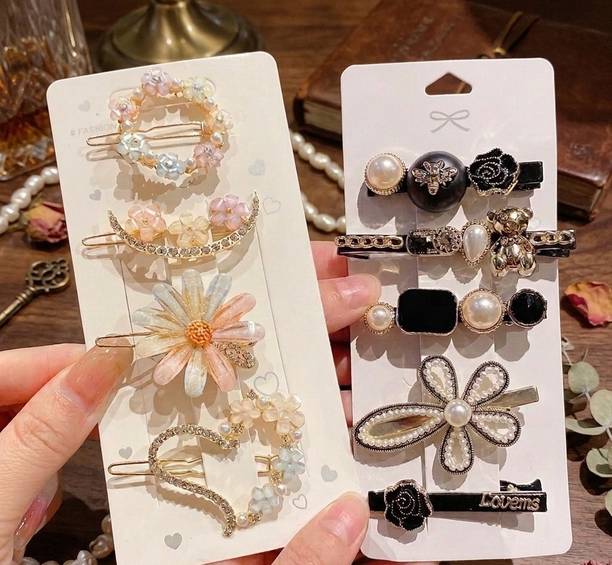 JASVIKA Korean Clips Combo Pack Hair Clip