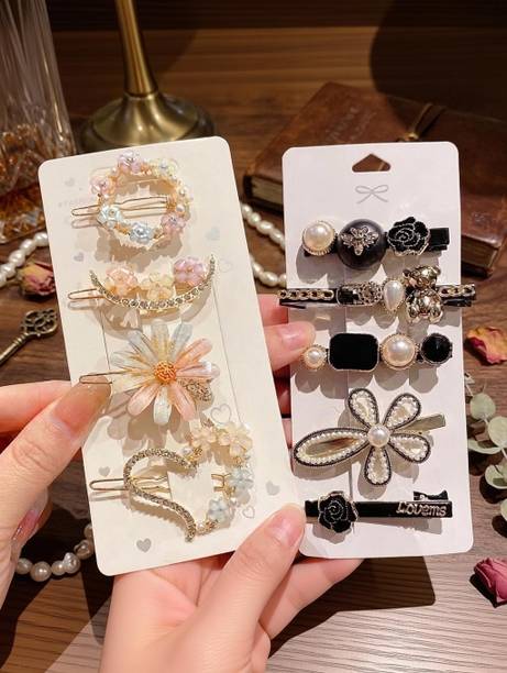 JASVIKA Korean Clips Combo Pack Hair Clip