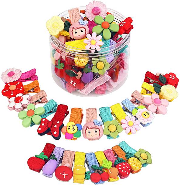 Ezliving 26 Pcs Colorful Hair Accessories Hair Clips for Girls Kids Baby Girl Hair Clip