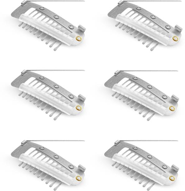 Sanas Hair Extension Clips For Women 6Pcs Tic Tac Clip