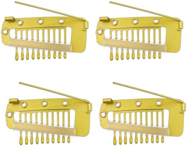 ADORNISH 4 pc Chunni pin Stainless Steel Dupatta Clips with Safety Pins Hair Pin
