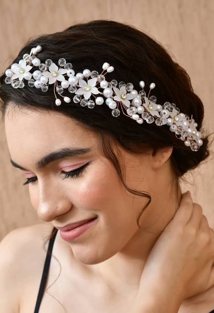 feya Delicate Floral Pearl Hair Accessory Hair Accessory Set