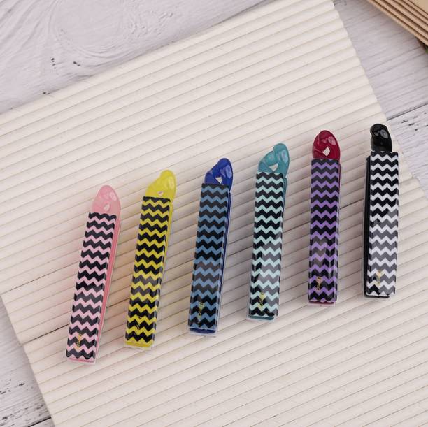 CARTLOG Pack of 6 Colorful Tic Tac | Hair Accessories For Women | Hair Clip